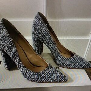 Diba Monochrome Tweed Heels